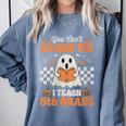 You Can't Scare Me I Teach 5th Grade Retro Teacher Halloween Comfort Colors Sweatshirt Blue Jean You Can't Scare Me I Teach 5th Grade Retro Teacher Halloween Comfort Colors Sweatshirt Blue Jean