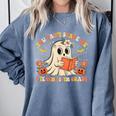 You Can't Scare Me I Teach Fifth Grade Halloween Teacher Comfort Colors Sweatshirt Blue Jean You Can't Scare Me I Teach Fifth Grade Halloween Teacher Comfort Colors Sweatshirt Blue Jean