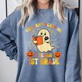 You Can't Scare Me I Teach First Grade Halloween Teacher Comfort Colors Sweatshirt Blue Jean