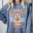 You Can't Scare Me I Teach Music Retro Teacher Halloween Comfort Colors Sweatshirt Blue Jean You Can't Scare Me I Teach Music Retro Teacher Halloween Comfort Colors Sweatshirt Blue Jean