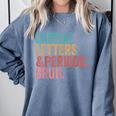 Capital Letters And Periods Bruh Teacher Comfort Colors Sweatshirt Blue Jean Capital Letters And Periods Bruh Teacher Comfort Colors Sweatshirt Blue Jean