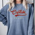 Captain Chaos Shirt For Parent Teacher Or Crazy Child Comfort Colors Sweatshirt Blue Jean Captain Chaos Shirt For Parent Teacher Or Crazy Child Comfort Colors Sweatshirt Blue Jean