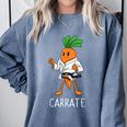 Carrate Karate Carrot Student Teacher Trainee Trainor Comfort Colors Sweatshirt Blue Jean Carrate Karate Carrot Student Teacher Trainee Trainor Comfort Colors Sweatshirt Blue Jean