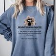 Cat Exhausted Teacher Exhausterwhelmulated Definition Comfort Colors Sweatshirt Blue Jean Cat Exhausted Teacher Exhausterwhelmulated Definition Comfort Colors Sweatshirt Blue Jean