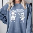 Chemistry Science Teacher I Think You'Re Overreacting Men Women Girls Kids Comfort Colors Sweatshirt Blue Jean Chemistry Science Teacher I Think You'Re Overreacting Men Women Girls Kids Comfort Colors Sweatshirt Blue Jean
