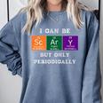 Chemisty Science Teacher Periodic Table Halloween Comfort Colors Sweatshirt Blue Jean