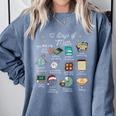 Christmas 12 Days Of Math Math Teacher Xmas STEM STEMS Comfort Colors Sweatshirt Blue Jean Christmas 12 Days Of Math Math Teacher Xmas STEM STEMS Comfort Colors Sweatshirt Blue Jean