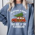 Christmas Teacher Squad Festive Car Tree Lights Xmas Comfort Colors Sweatshirt Blue Jean Christmas Teacher Squad Festive Car Tree Lights Xmas Comfort Colors Sweatshirt Blue Jean
