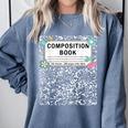 Composition Book Notebook Teachers Matching Group Halloween Comfort Colors Sweatshirt Blue Jean Composition Book Notebook Teachers Matching Group Halloween Comfort Colors Sweatshirt Blue Jean