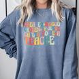 Created By God Chosen By Jesus Called To Be a Teacher Comfort Colors Sweatshirt Blue Jean Created By God Chosen By Jesus Called To Be a Teacher Comfort Colors Sweatshirt Blue Jean