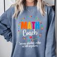 Cute Math Coach Teacher Mathematical Nerd School Comfort Colors Sweatshirt Blue Jean Cute Math Coach Teacher Mathematical Nerd School Comfort Colors Sweatshirt Blue Jean