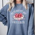 Cute Spanish Teacher Dual Language Bilingual Teacher Men Women Comfort Colors Sweatshirt Blue Jean