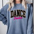 Dance Teacher Leopard Dancing Life Girls Women Dancer Comfort Colors Sweatshirt Blue Jean