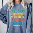 Daycare Children Childcare Provider Teacher PreK Nursery Comfort Colors Sweatshirt Blue Jean Daycare Children Childcare Provider Teacher PreK Nursery Comfort Colors Sweatshirt Blue Jean