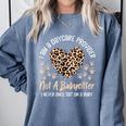 Daycare Provider Teacher Childcare Worker Leopard Heart Fun Comfort Colors Sweatshirt Blue Jean Daycare Provider Teacher Childcare Worker Leopard Heart Fun Comfort Colors Sweatshirt Blue Jean
