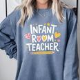 Daycare Provider Toddler Teaching Infant Room Teacher Comfort Colors Sweatshirt Blue Jean
