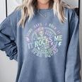 Some Days I Rock It Some Days It Rocks Me Teacher Sped Squad Comfort Colors Sweatshirt Blue Jean Some Days I Rock It Some Days It Rocks Me Teacher Sped Squad Comfort Colors Sweatshirt Blue Jean