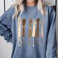 Deaf Be Kind Sign Language Hand Talking Teachers Interpreter Comfort Colors Sweatshirt Blue Jean Deaf Be Kind Sign Language Hand Talking Teachers Interpreter Comfort Colors Sweatshirt Blue Jean