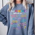Dear Student Behind Me Teacher Appreciation Back To School Comfort Colors Sweatshirt Blue Jean Dear Student Behind Me Teacher Appreciation Back To School Comfort Colors Sweatshirt Blue Jean
