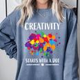 Dot Day Shirt Women Men Kids Girls Boys Teacher 2024 Dot Day Comfort Colors Sweatshirt Blue Jean Dot Day Shirt Women Men Kids Girls Boys Teacher 2024 Dot Day Comfort Colors Sweatshirt Blue Jean