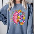 Dyslexia Different Perspective Reading Brain Floral Teacher Comfort Colors Sweatshirt Blue Jean Dyslexia Different Perspective Reading Brain Floral Teacher Comfort Colors Sweatshirt Blue Jean