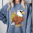 Eagle First Day Of School Teacher Back To School Eagle Comfort Colors Sweatshirt Blue Jean Eagle First Day Of School Teacher Back To School Eagle Comfort Colors Sweatshirt Blue Jean