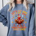 Eat Kids Punctuation Saves Lives Thanksgiving Turkey Teacher Comfort Colors Sweatshirt Blue Jean Eat Kids Punctuation Saves Lives Thanksgiving Turkey Teacher Comfort Colors Sweatshirt Blue Jean