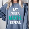 Eat Sleep Math Repeat Math Teacher Men Women Girls Kids Comfort Colors Sweatshirt Blue Jean Eat Sleep Math Repeat Math Teacher Men Women Girls Kids Comfort Colors Sweatshirt Blue Jean