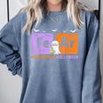 Elements Of Halloween Fear Periodically Chemistry Teacher Comfort Colors Sweatshirt Blue Jean Elements Of Halloween Fear Periodically Chemistry Teacher Comfort Colors Sweatshirt Blue Jean