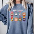 ELL Is My Jam English Language Learner Aide ELL Teacher Comfort Colors Sweatshirt Blue Jean