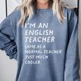English Teacher Definition Comfort Colors Sweatshirt Blue Jean