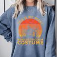 English Teacher Matching This Is My Scary Halloween Costume Comfort Colors Sweatshirt Blue Jean
