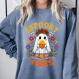 Espooky Vibes Spanish Mexican Halloween Ghost Teachers Comfort Colors Sweatshirt Blue Jean Espooky Vibes Spanish Mexican Halloween Ghost Teachers Comfort Colors Sweatshirt Blue Jean