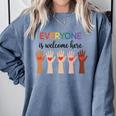 Everyone Is Welcome Here Idaho Teacher Comfort Colors Sweatshirt Blue Jean Everyone Is Welcome Here Idaho Teacher Comfort Colors Sweatshirt Blue Jean