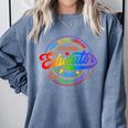 Exceptional Educator Squad Special Education Teacher Autism Comfort Colors Sweatshirt Blue Jean