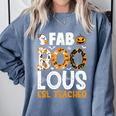 Faboolous ESL ESOL Teacher Spooky Teacher Halloween Costume For Men Women Comfort Colors Sweatshirt Blue Jean Faboolous ESL ESOL Teacher Spooky Teacher Halloween Costume For Men Women Comfort Colors Sweatshirt Blue Jean