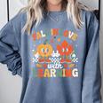 Fall In Love With Learning Shirt Autumn Thanksgiving Teacher Comfort Colors Sweatshirt Blue Jean