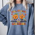 Fall In Love With Learning Teacher Student Autumn Pumpkin Comfort Colors Sweatshirt Blue Jean Fall In Love With Learning Teacher Student Autumn Pumpkin Comfort Colors Sweatshirt Blue Jean