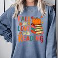 Fall In Love With Reading Autumn Thanksgiving Shirt Teacher Comfort Colors Sweatshirt Blue Jean Fall In Love With Reading Autumn Thanksgiving Shirt Teacher Comfort Colors Sweatshirt Blue Jean