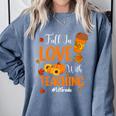 Fall In Love With Teaching 1st Grade Teacher Thanksgiving For Men Women Girls Kids Comfort Colors Sweatshirt Blue Jean Fall In Love With Teaching 1st Grade Teacher Thanksgiving For Men Women Girls Kids Comfort Colors Sweatshirt Blue Jean