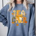 Fall Teacher Pumpkin Coquette Bow Autumn Classroom Comfort Colors Sweatshirt Blue Jean Fall Teacher Pumpkin Coquette Bow Autumn Classroom Comfort Colors Sweatshirt Blue Jean