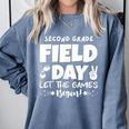 Field Day Second 2nd Grade Orange 2025 Boy Girl Teacher Comfort Colors Sweatshirt Blue Jean Field Day Second 2nd Grade Orange 2025 Boy Girl Teacher Comfort Colors Sweatshirt Blue Jean