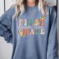First Grade Dream Team First Day Of 1st Grade Teachers For Men Women Comfort Colors Sweatshirt Blue Jean First Grade Dream Team First Day Of 1st Grade Teachers For Men Women Comfort Colors Sweatshirt Blue Jean