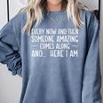 Funny Shirts For Women Funny Female Teacher Tee Comfort Colors Sweatshirt Blue Jean