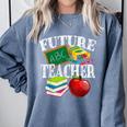 Future Teacher With Canyon And Book Teacher Men Women Girls Kids Comfort Colors Sweatshirt Blue Jean Future Teacher With Canyon And Book Teacher Men Women Girls Kids Comfort Colors Sweatshirt Blue Jean
