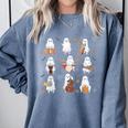 Ghost Music Teacher Halloween Musician Costume Comfort Colors Sweatshirt Blue Jean Ghost Music Teacher Halloween Musician Costume Comfort Colors Sweatshirt Blue Jean