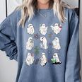 Ghost Science Teacher Chemistry Laboratory Halloween Costume Comfort Colors Sweatshirt Blue Jean Ghost Science Teacher Chemistry Laboratory Halloween Costume Comfort Colors Sweatshirt Blue Jean
