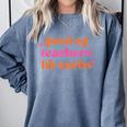 Good Ag Teachers Hit Curbs Teacher Apparel Comfort Colors Sweatshirt Blue Jean