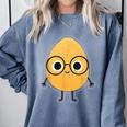 Good Egg Teacher Halloween Costume The Smart Cookie Comfort Colors Sweatshirt Blue Jean Good Egg Teacher Halloween Costume The Smart Cookie Comfort Colors Sweatshirt Blue Jean