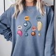 Grammar Teacher Punctuation For English Teacher Men Women Comfort Colors Sweatshirt Blue Jean